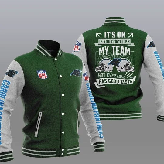 Carolina Panthers Baseball Jacket YV45