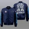 Carolina Panthers Bomber Jacket Full Size GG60