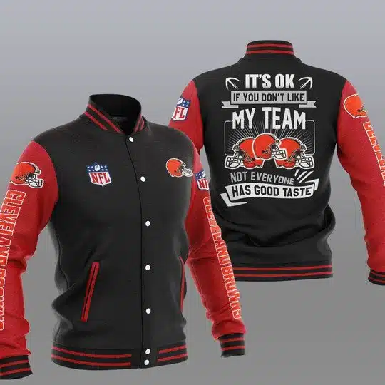 Cleveland Browns Baseball Jacket YB54