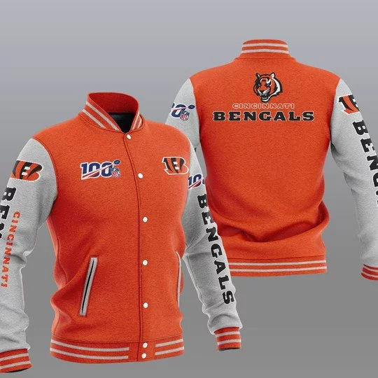 Cincinnati Bengals Baseball Jacket CU92