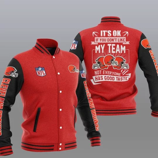 Cleveland Browns Baseball Jacket CJ82