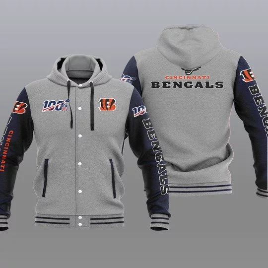 Cincinnati Bengals Baseball Jacket BH32 - Image 2