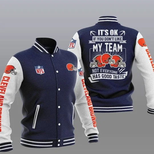 Cleveland Browns Baseball Jacket BE29