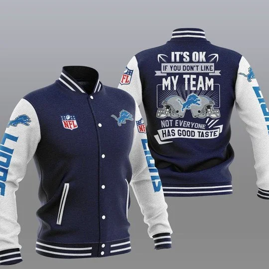 Detroit Lions Baseball Jacket IM38