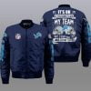 Detroit Lions Bomber Jacket Full Size UZ48
