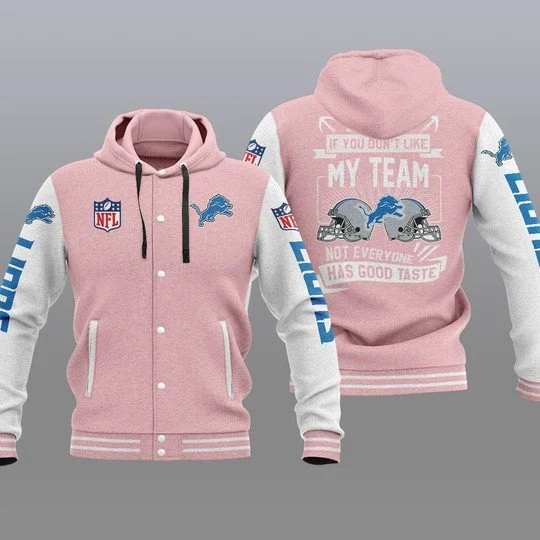 Detroit Lions Baseball Jacket TJ87 - Image 2