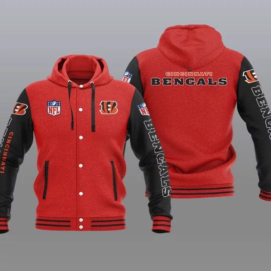 Cincinnati Bengals Baseball Jacket YE77 - Image 2