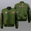 Cincinnati Bengals Bomber Jacket Full Size GF59