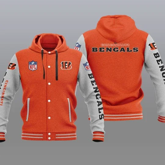 Cincinnati Bengals Baseball Jacket TX88 - Image 2