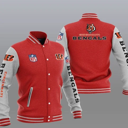 Cincinnati Bengals Baseball Jacket UD31