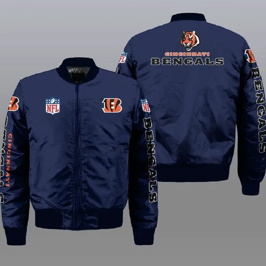 Cincinnati Bengals Bomber Jacket Full Size XW74