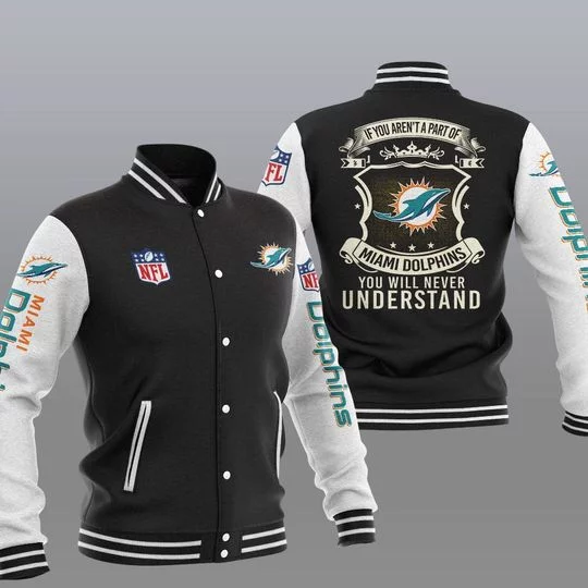 Miami Dolphins Baseball Jacket XP27