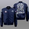 Los Angeles Rams Bomber Jacket Full Size MX73
