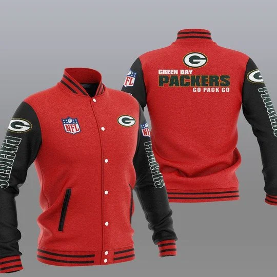 Green Bay Packers Baseball Jacket TP24