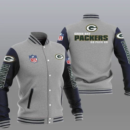 Green Bay Packers Baseball Jacket EJ69