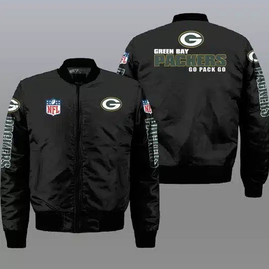 Green Bay Packers Bomber Jacket Full Size FP29