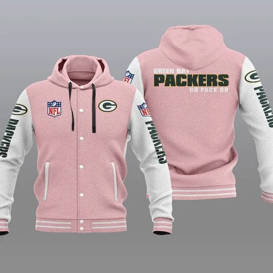 Green Bay Packers Baseball Jacket IL95 - Image 2