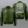 Los Angeles Rams Bomber Jacket Full Size NJ11