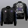 New York Giants Bomber Jacket Full Size PC70