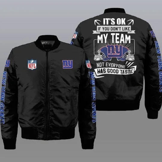 New York Giants Bomber Jacket Full Size PC70