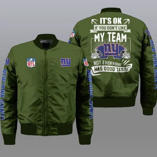 New York Giants Bomber Jacket Full Size HX18