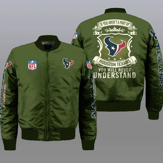 Houston Texans Bomber Jacket Full Size KB28