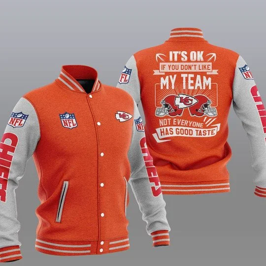 Kansas City Chiefs Baseball Jacket PR81