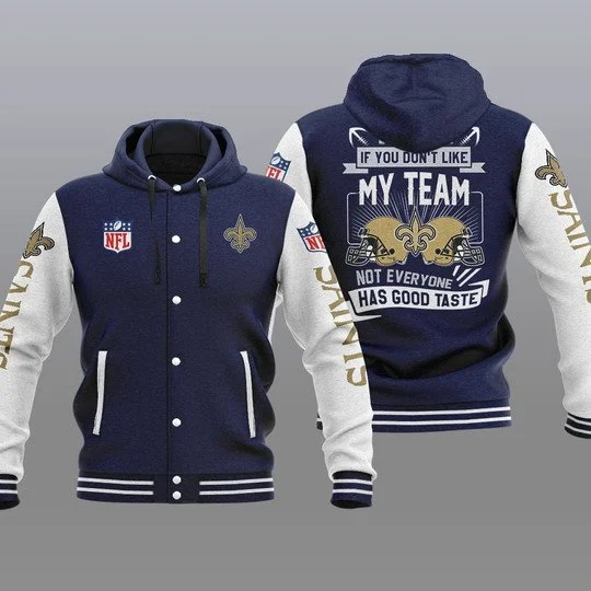 New Orleans Saints Baseball Jacket KH62 - Image 2
