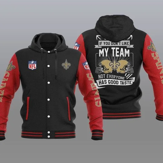 New Orleans Saints Baseball Jacket KF92 - Image 2
