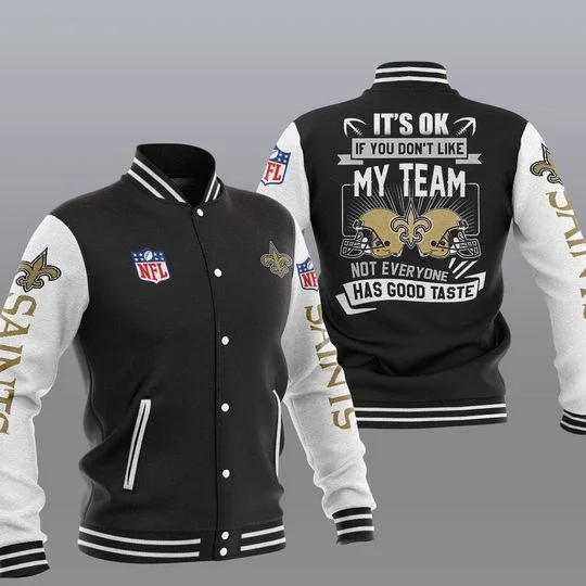 New Orleans Saints Baseball Jacket LF83