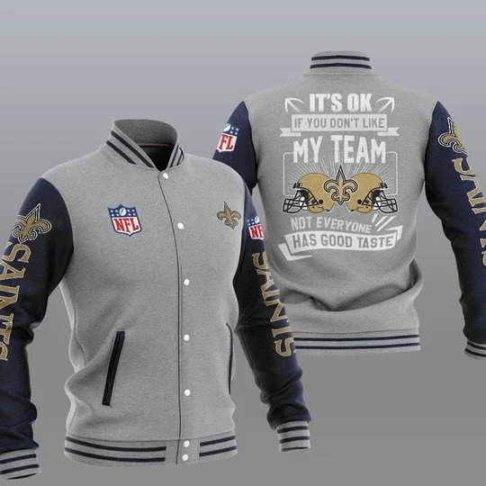 New Orleans Saints Baseball Jacket PC78