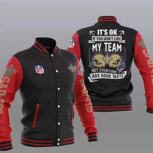 New Orleans Saints Baseball Jacket KF92