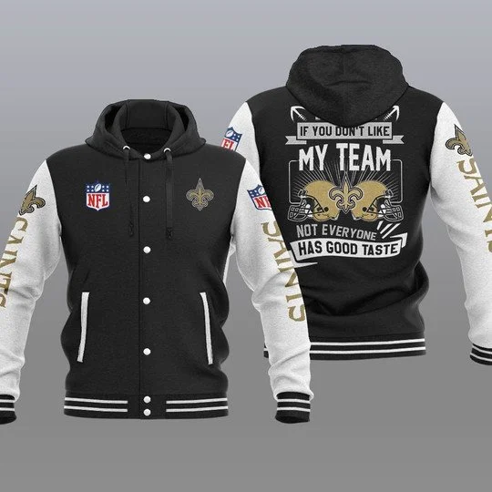 New Orleans Saints Baseball Jacket LF83 - Image 2