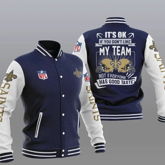 New Orleans Saints Baseball Jacket KH62