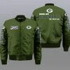 Green Bay Packers Bomber Jacket Full Size YK29