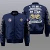 New Orleans Saints Bomber Jacket Full Size OU82