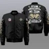New Orleans Saints Bomber Jacket Full Size UF44