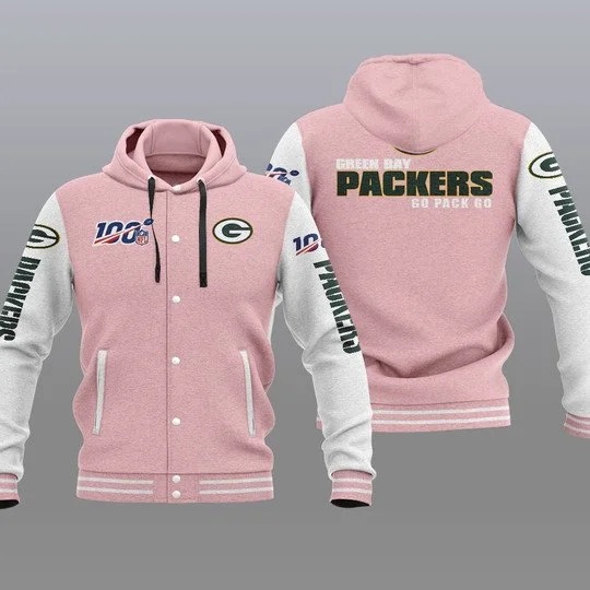 Green Bay Packers Baseball Jacket YJ83 - Image 2