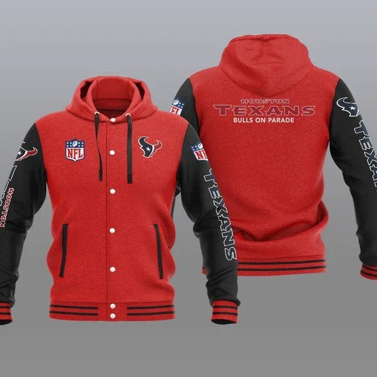 Houston Texans Baseball Jacket JR25 - Image 2