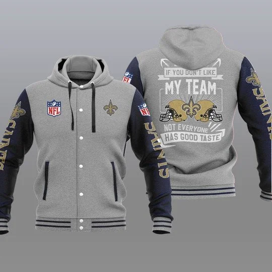 New Orleans Saints Baseball Jacket PC78 - Image 2