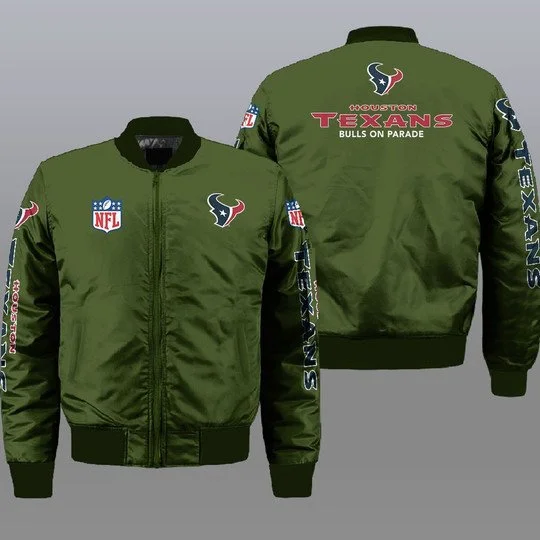HHouston Texans Bomber Jacket Full Size LG43