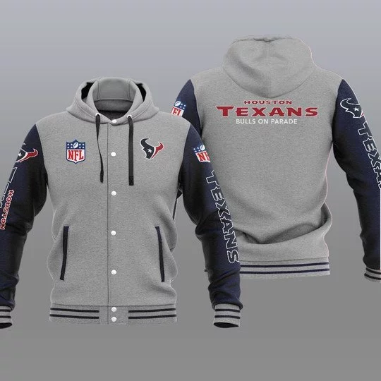Houston Texans Baseball Jacket NS36 - Image 2