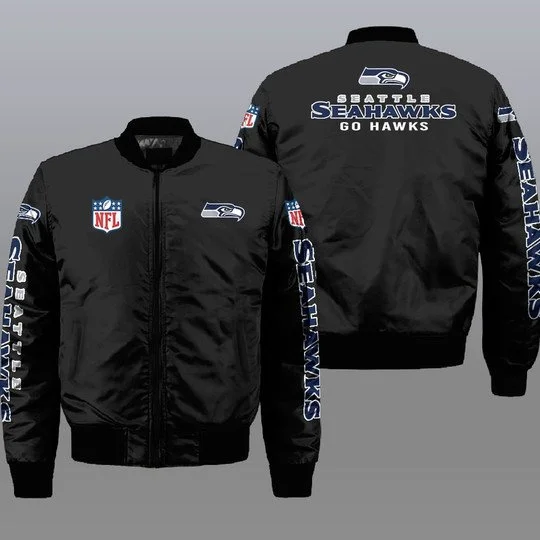 Seattle Seahawks Bomber Jacket Full Size CY65