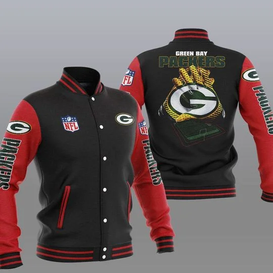 Green Bay Packers Baseball Jacket IP09
