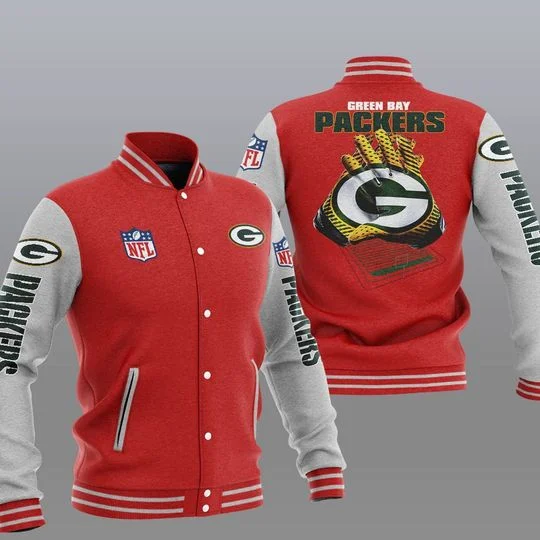 Green Bay Packers Baseball Jacket IO28