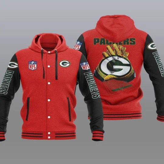 Green Bay Packers Baseball Jacket IW72 - Image 2