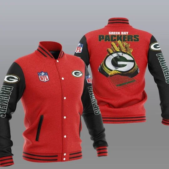 Green Bay Packers Baseball Jacket IW72