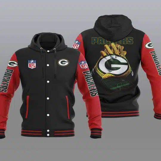 Green Bay Packers Baseball Jacket IP09 - Image 2