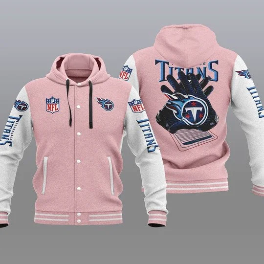 Tennessee Titans Baseball Jacket QF88 - Image 2