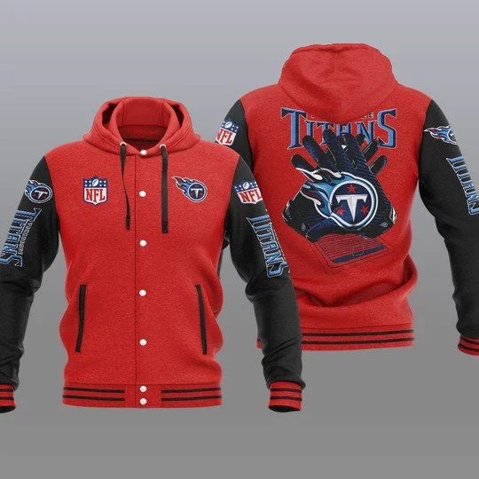 Tennessee Titans Baseball Jacket UG38 - Image 2